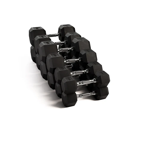 Mancuerna Hexagonal Goma 8 kg
