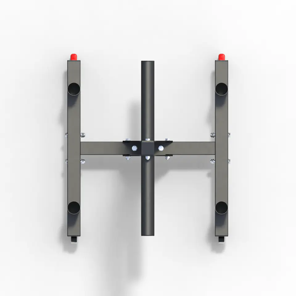 Rack Discos y Barra Olimpica Transportable 3