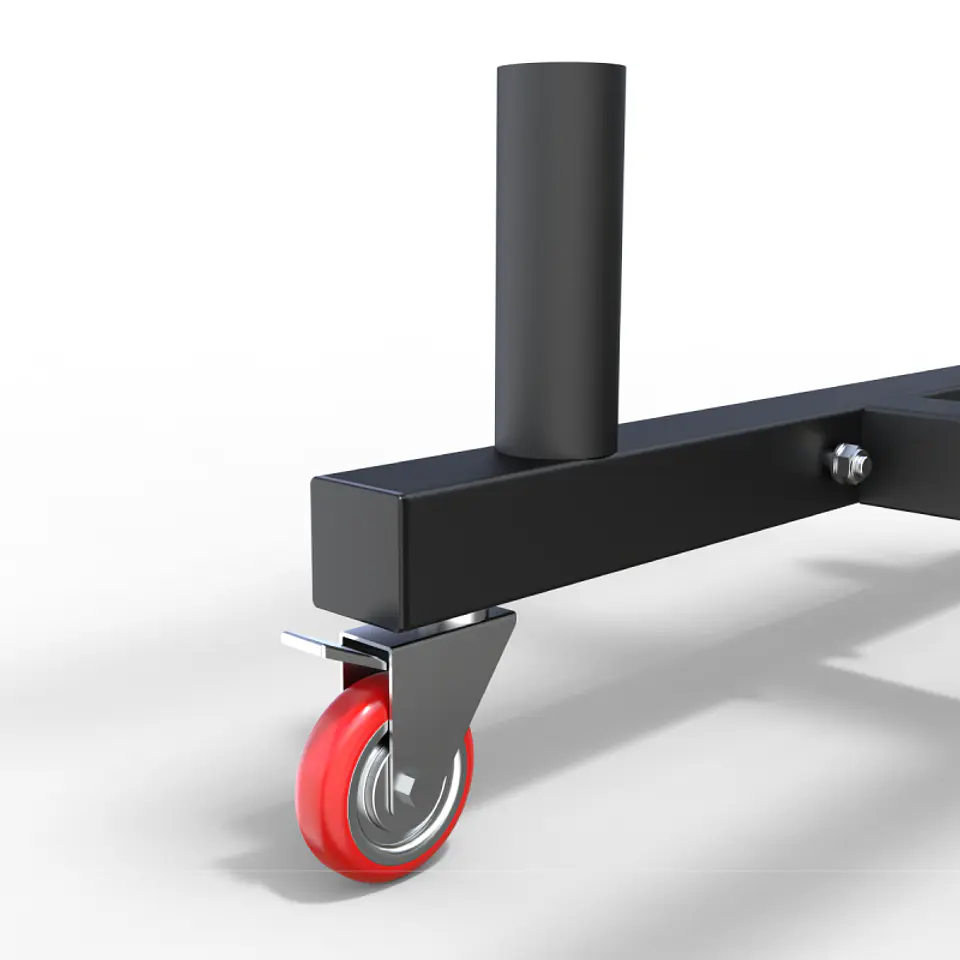 Rack Discos y Barra Olimpica Transportable 4