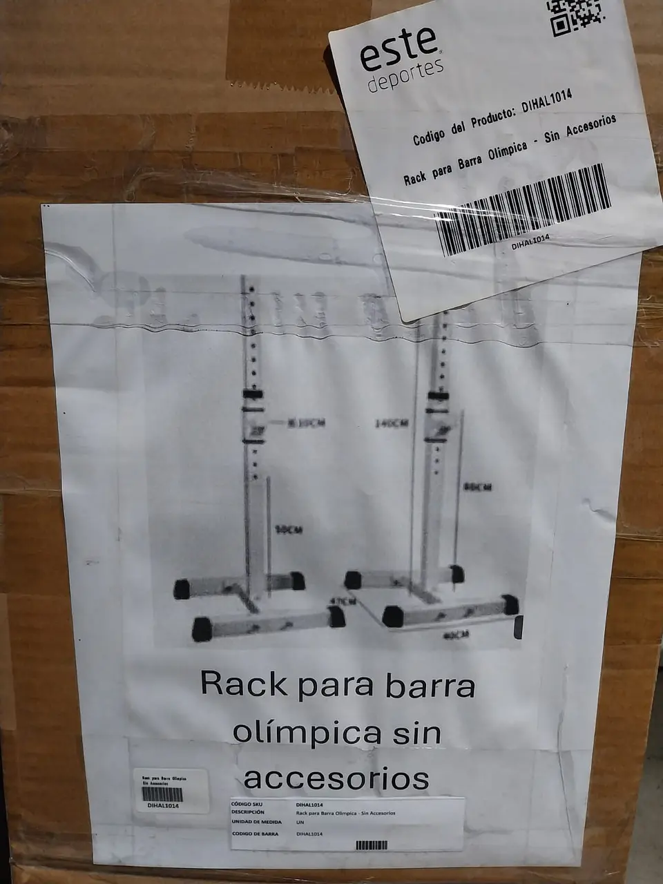 Rack para Barras Olimpica sin Accesorios 2