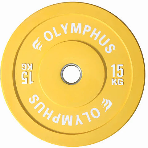 Disco Olimpico Bumper Olymphus 15 kg