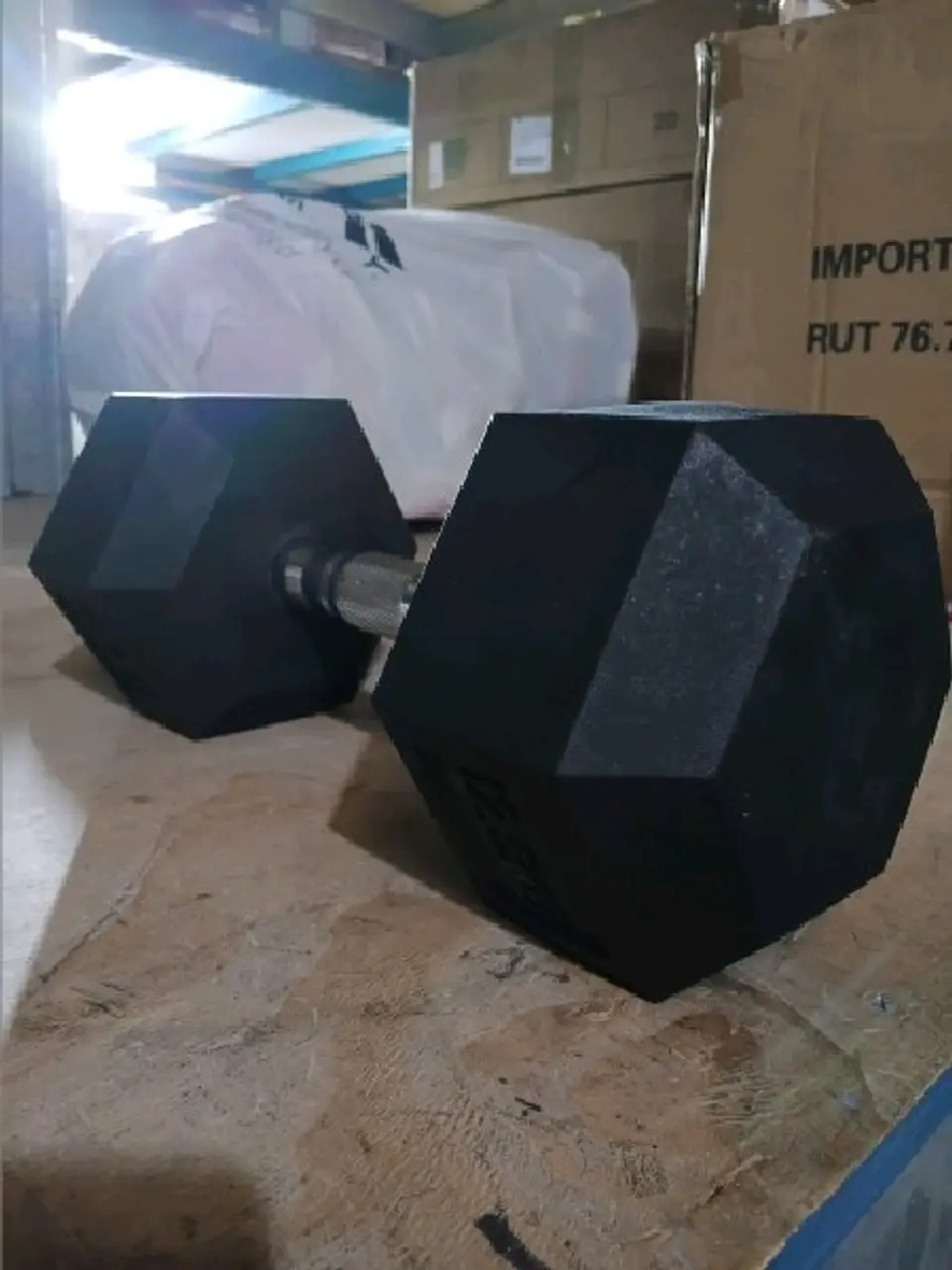 Mancuerna Hexagonal Goma 12.5 kg 4