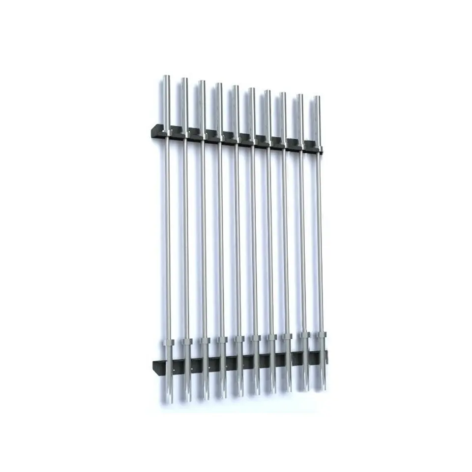 Rack para Barras Pared 10 pcs Vertical 2