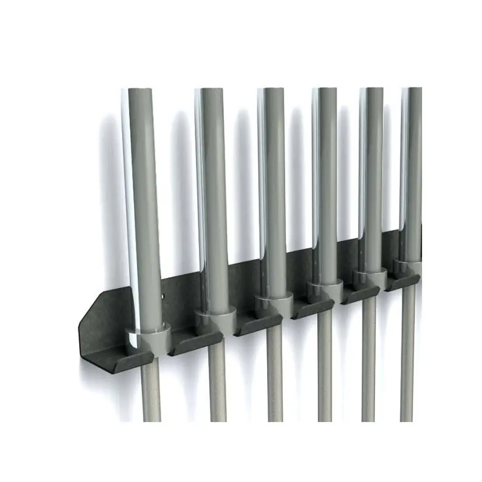 Rack para Barras Pared 10 pcs Vertical 1
