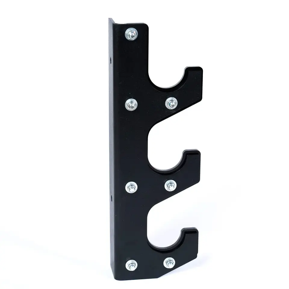 Rack para Barras Pared 3pcs Horizontal 4
