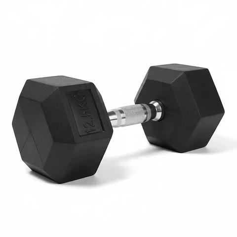 Mancuerna Hexagonal Goma 12.5 kg