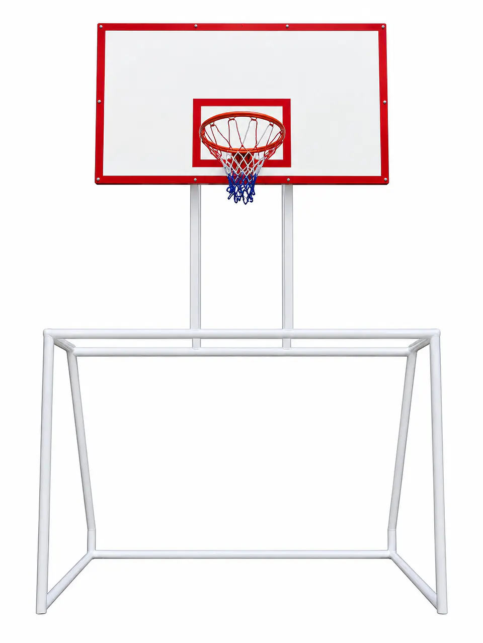 Arco de Futsal con Tablero Basquetbol Melamina 3x2cm 1