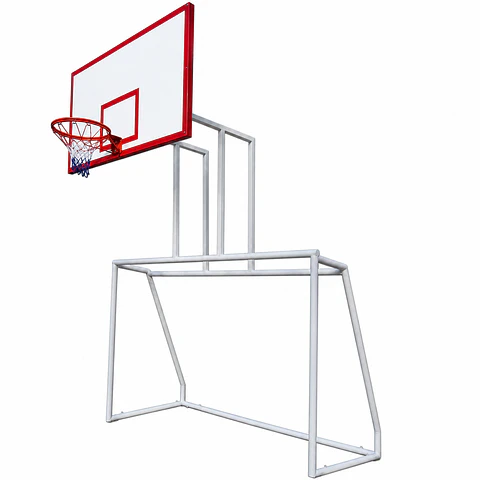 Arco de Futsal con Tablero Basquetbol Melamina 3x2cm
