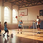 Arco de Futsal con Tablero Basquetbol Melamina 3x2cm - Miniatura 4
