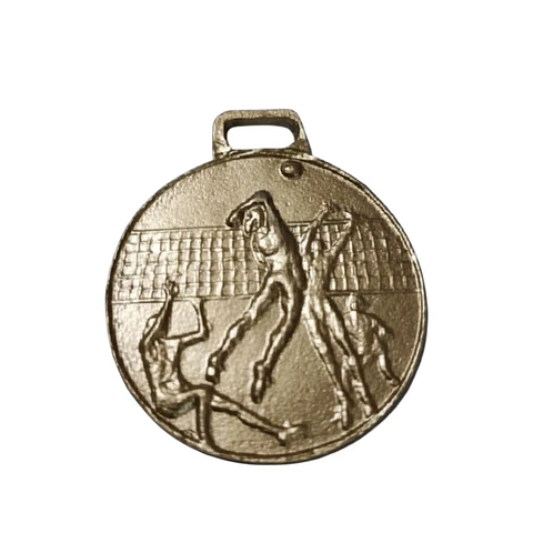 Medalla Tipo Piocha Voleibol Dorado
