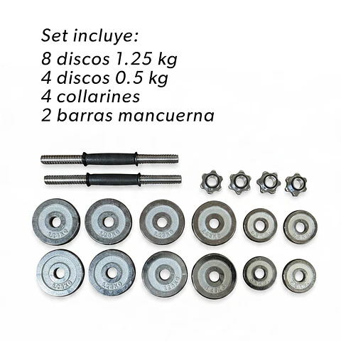 Set de Mancuernas de 15 kg Muuk 