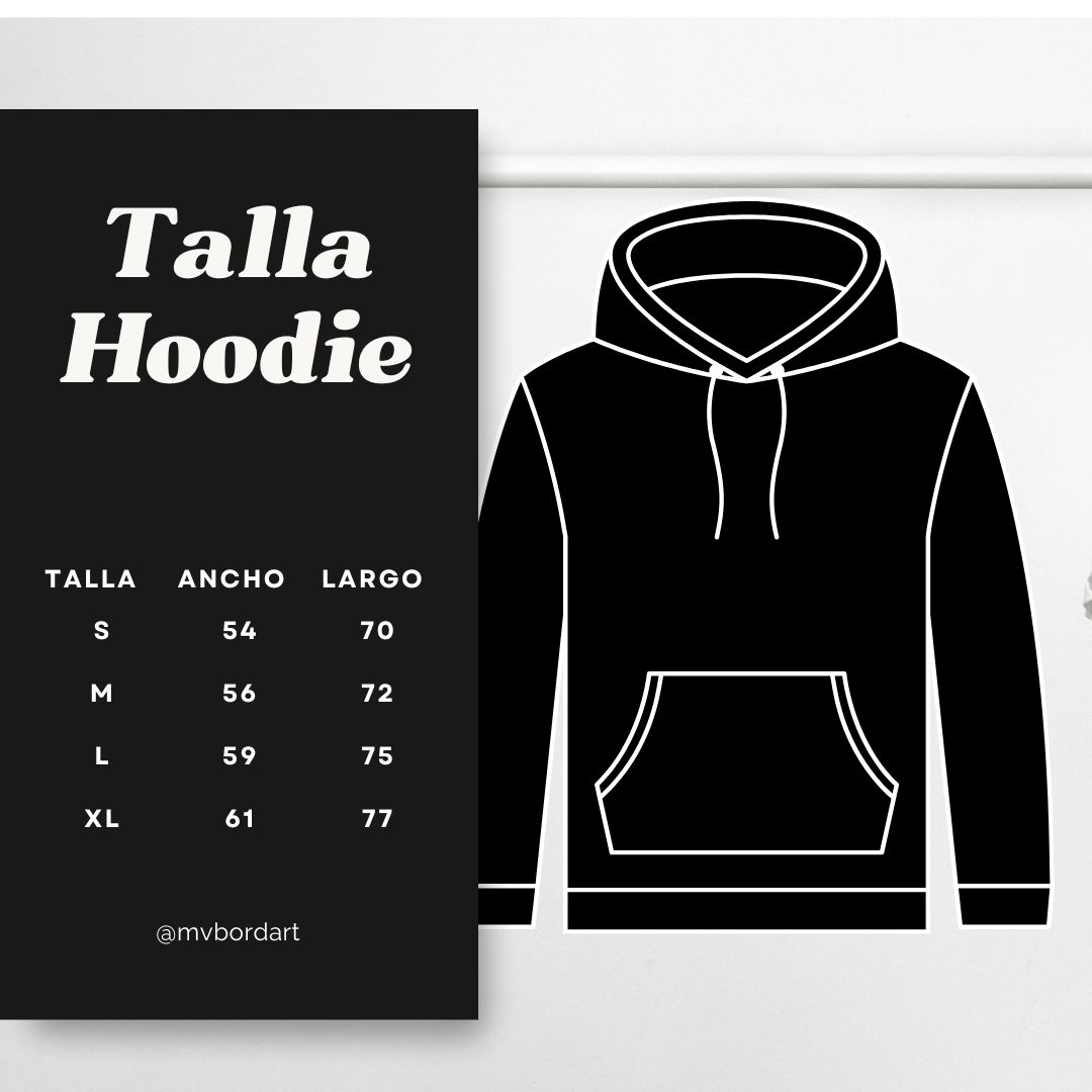 Guía de tallas Polerón canguro