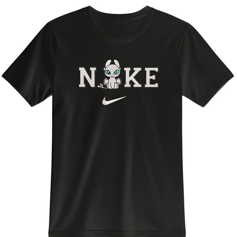 POLERA BORDADO DRAGÓNA NEGRO - CLASSIC UNISEX 1