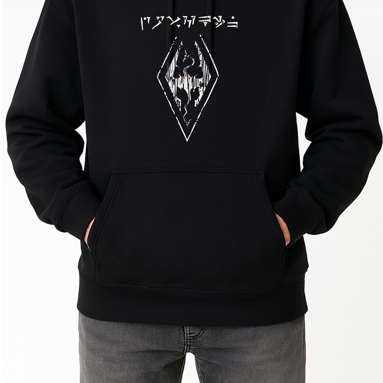 POLERÓN SKYRIM BÁSICO - NEGRO  2