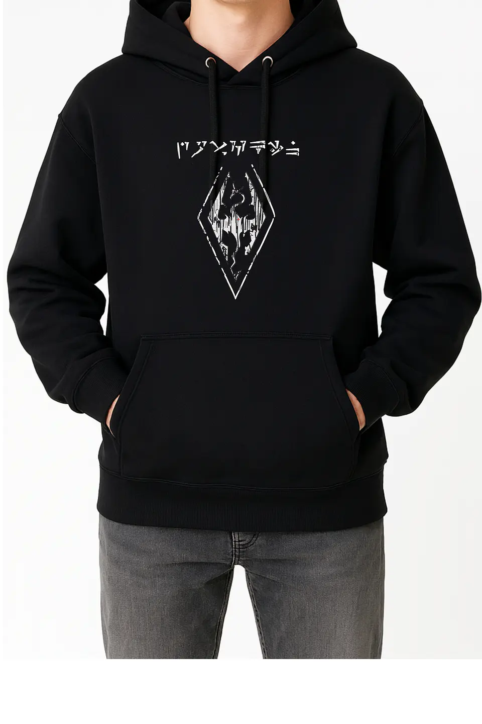 POLERÓN SKYRIM BÁSICO - NEGRO  2