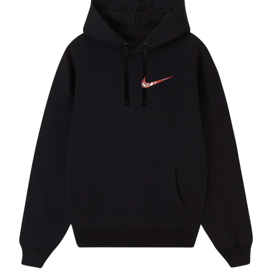 POLERÓN BORDADO SPIDER RED BÁSICO - NEGRO 2