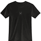 POLERA CLASSIC SPIDER BORDADA HEAVY COTTON 280 - NEGRO - Miniatura 1