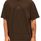 POLERA CLASSIC SPIDER BORDADA HEAVY COTTON 280 - CAFE - Miniatura 2