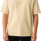 POLERA CLASSIC SPIDER BORDADA HEAVY COTTON 280 - ARENA - Miniatura 2