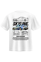 POLERA SKYLINE NEGRO -  BLANCA CLASSIC UNISEX  - Miniatura 2