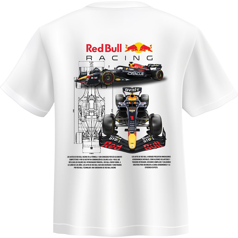 POLERA F-1 NEGRO - CLASSIC UNISEX 2