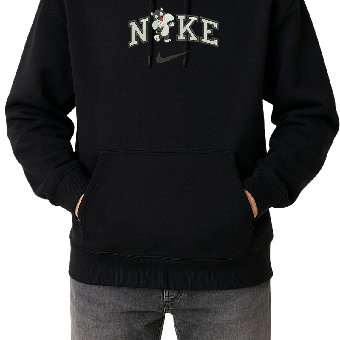 POLERÓN SILVESTRE BÁSICO - NEGRO 2