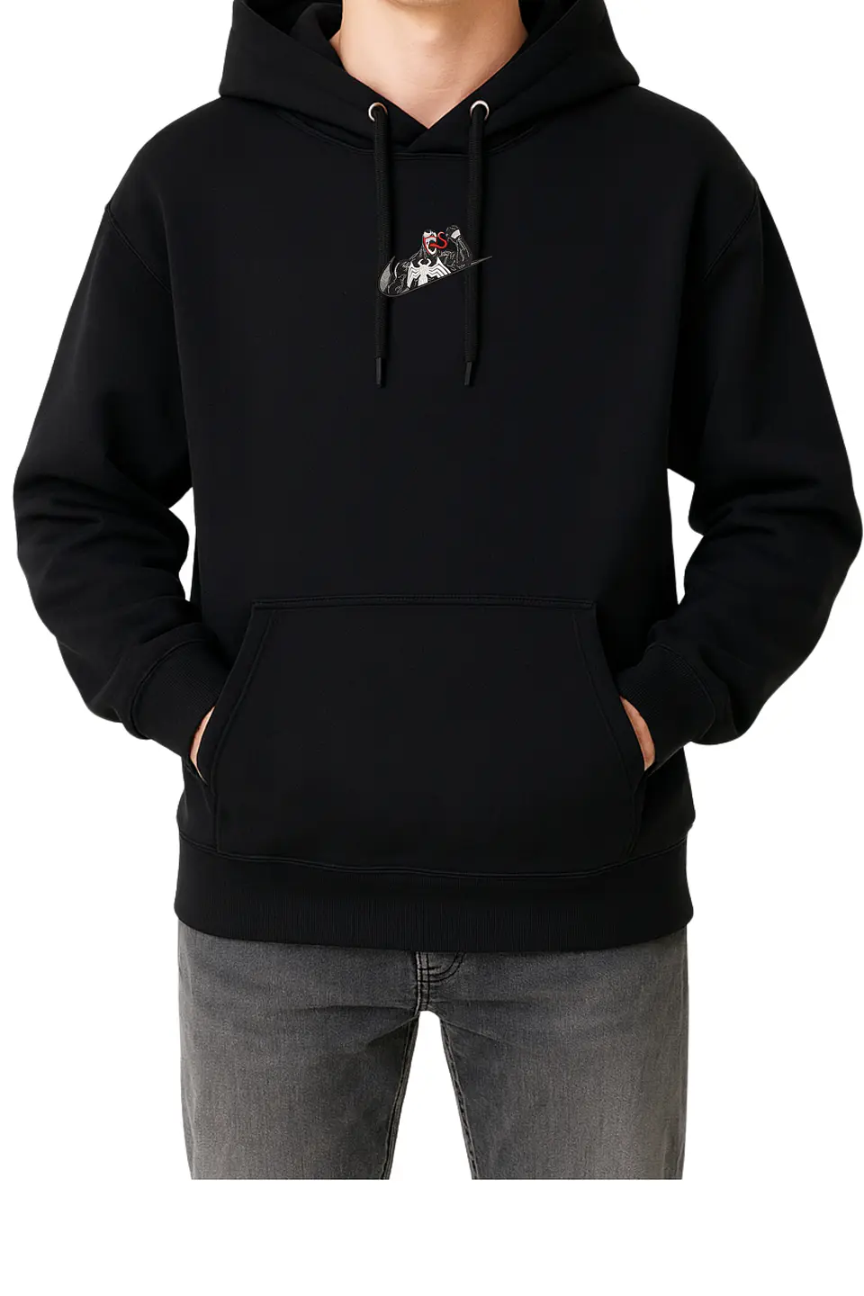 POLERÓN SPIDER VENOM BÁSICO - NEGRO 2