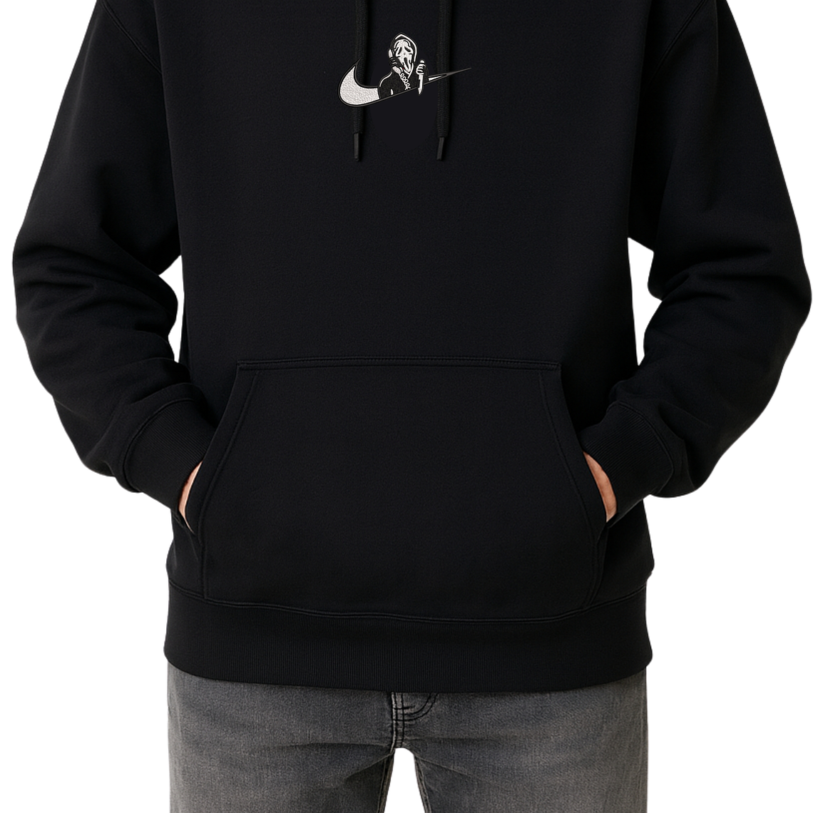 POLERÓN SCREAM BÁSICO - NEGRO 2