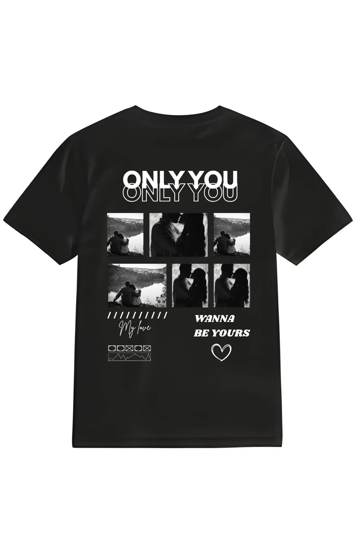POLERA ONLY YOU NEGRO - CLASSIC UNISEX 1