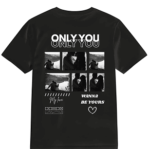 POLERA ONLY YOU NEGRO - CLASSIC UNISEX