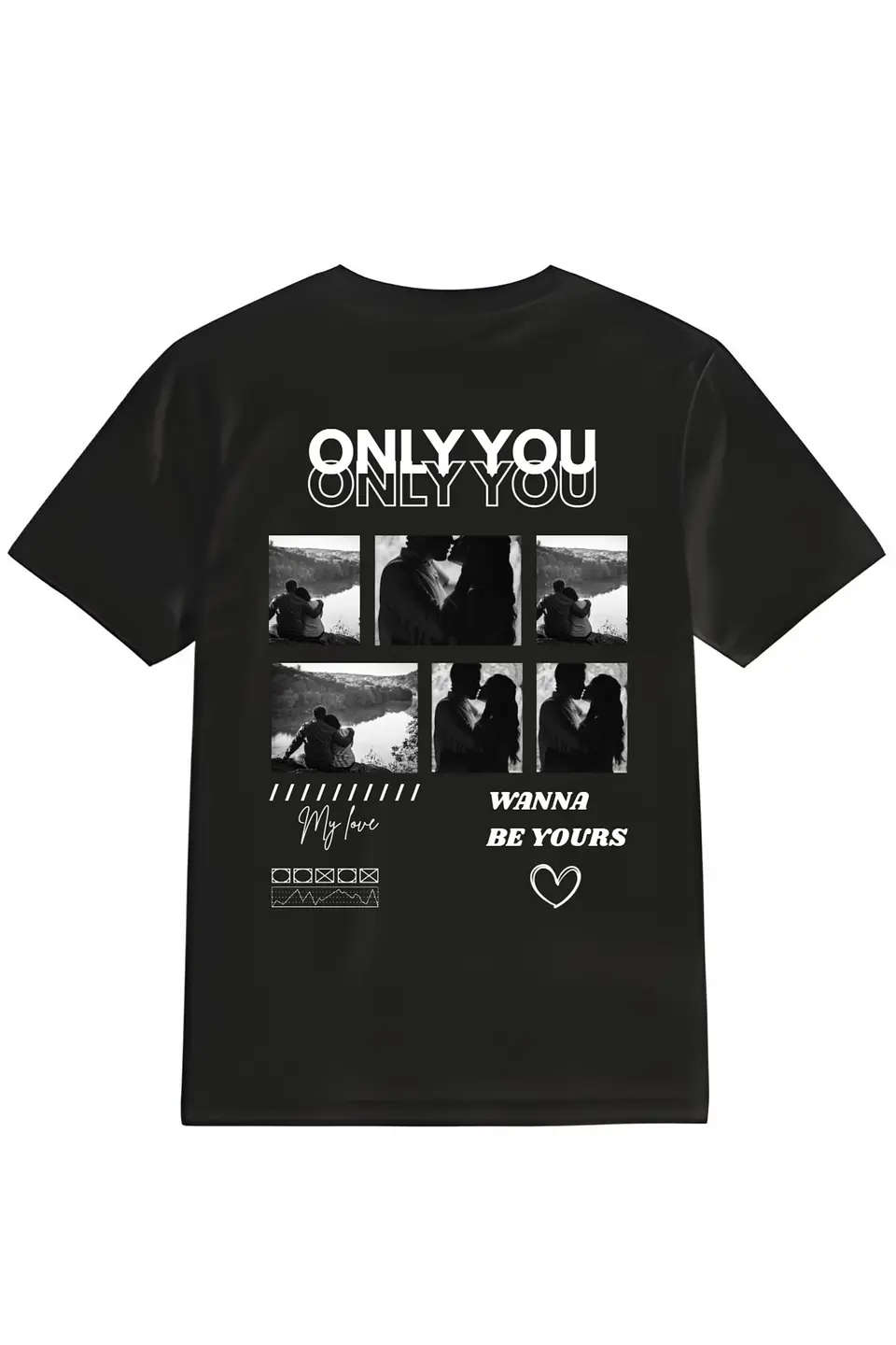 POLERA ONLY YOU NEGRO - CLASSIC UNISEX 1
