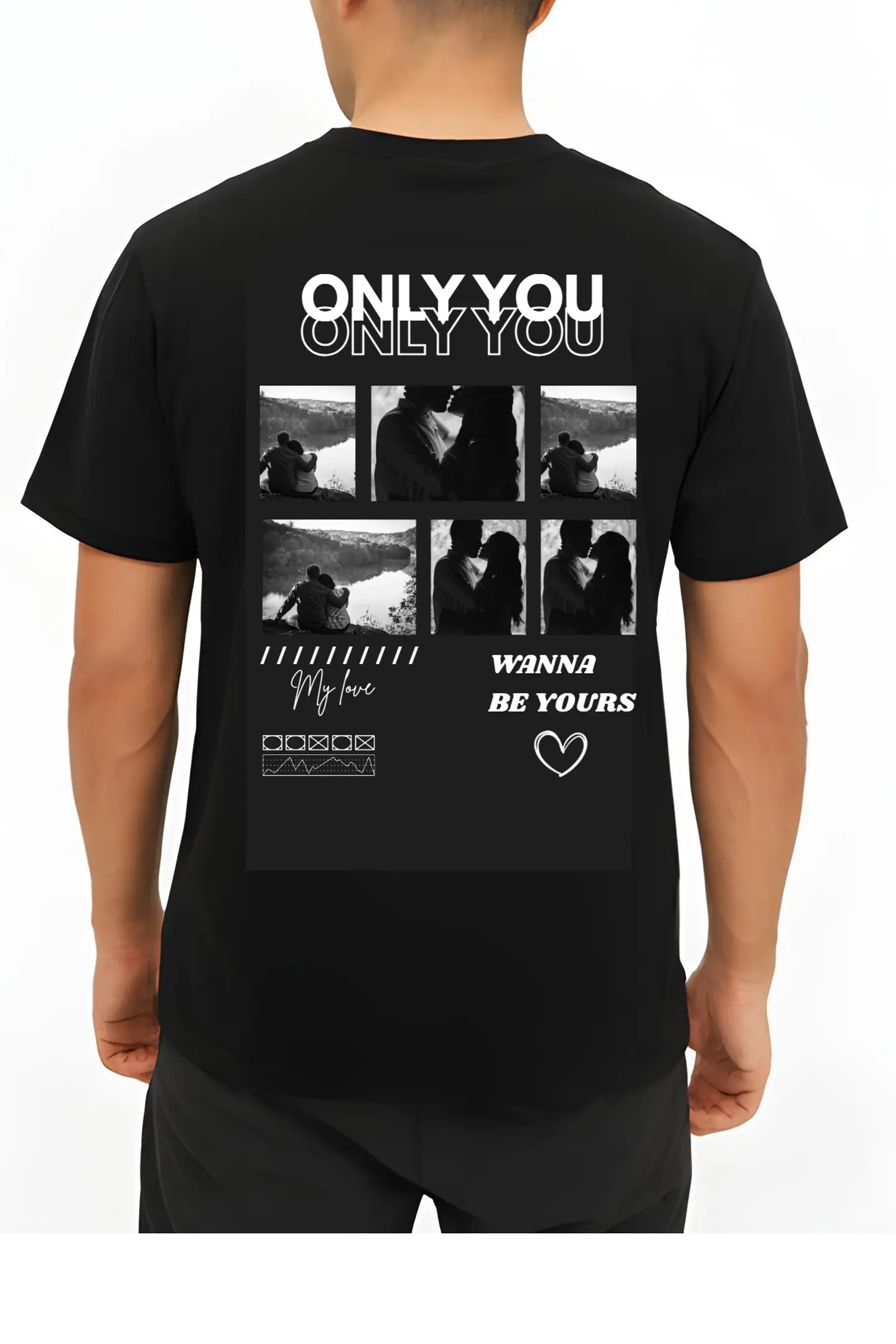 POLERA ONLY YOU NEGRO - CLASSIC UNISEX 2