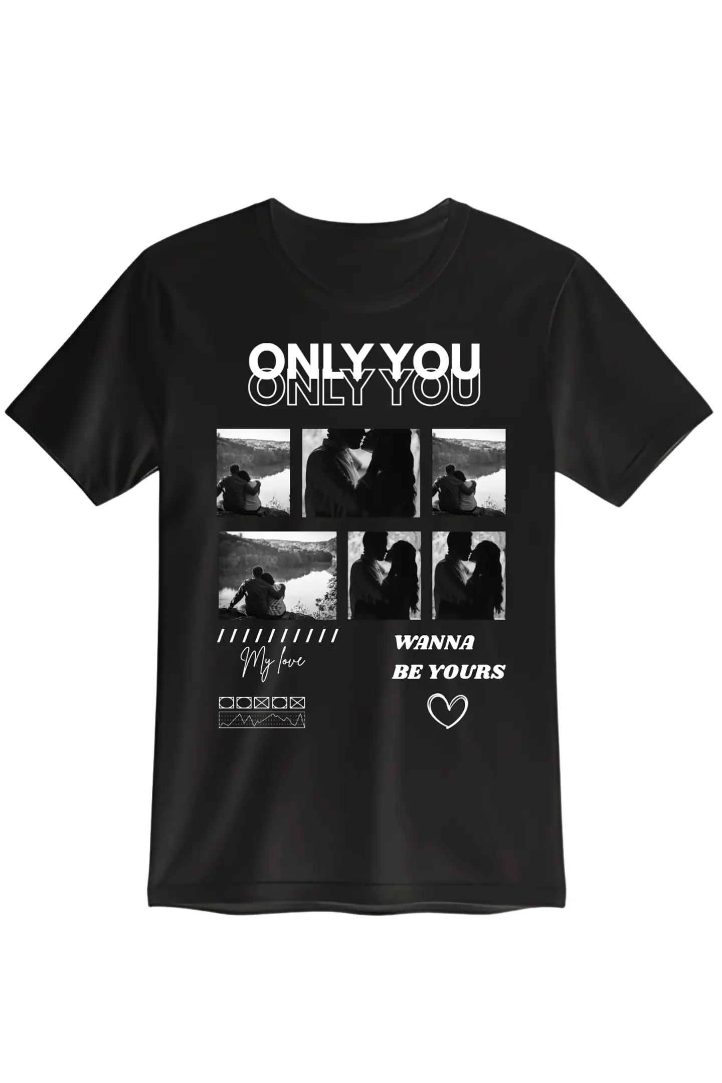 POLERA ONLY YOU NEGRO - CLASSIC UNISEX 3