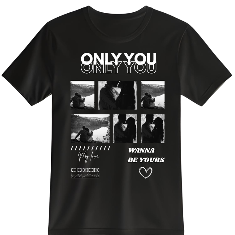 POLERA ONLY YOU NEGRO - CLASSIC UNISEX 3