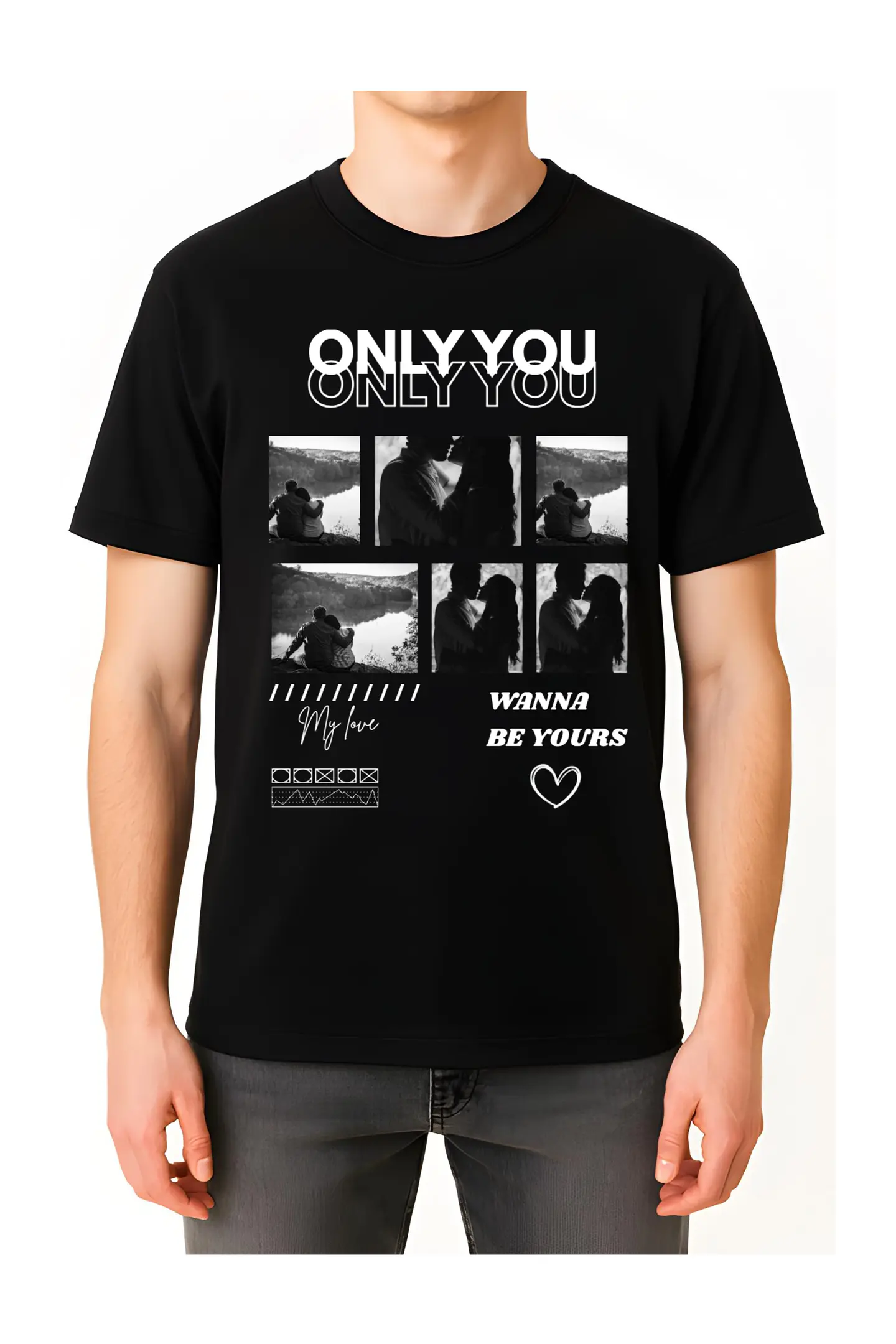 POLERA ONLY YOU NEGRO - CLASSIC UNISEX 4