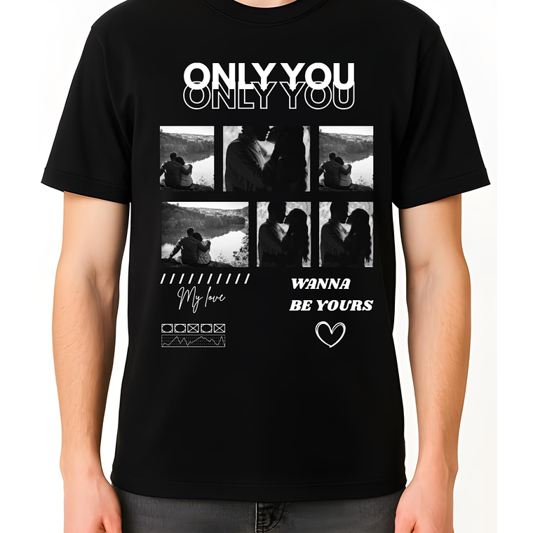 POLERA ONLY YOU NEGRO - CLASSIC UNISEX 4