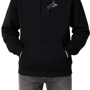 POLERÓN NIGHT BÁSICO BORDADO - NEGRO