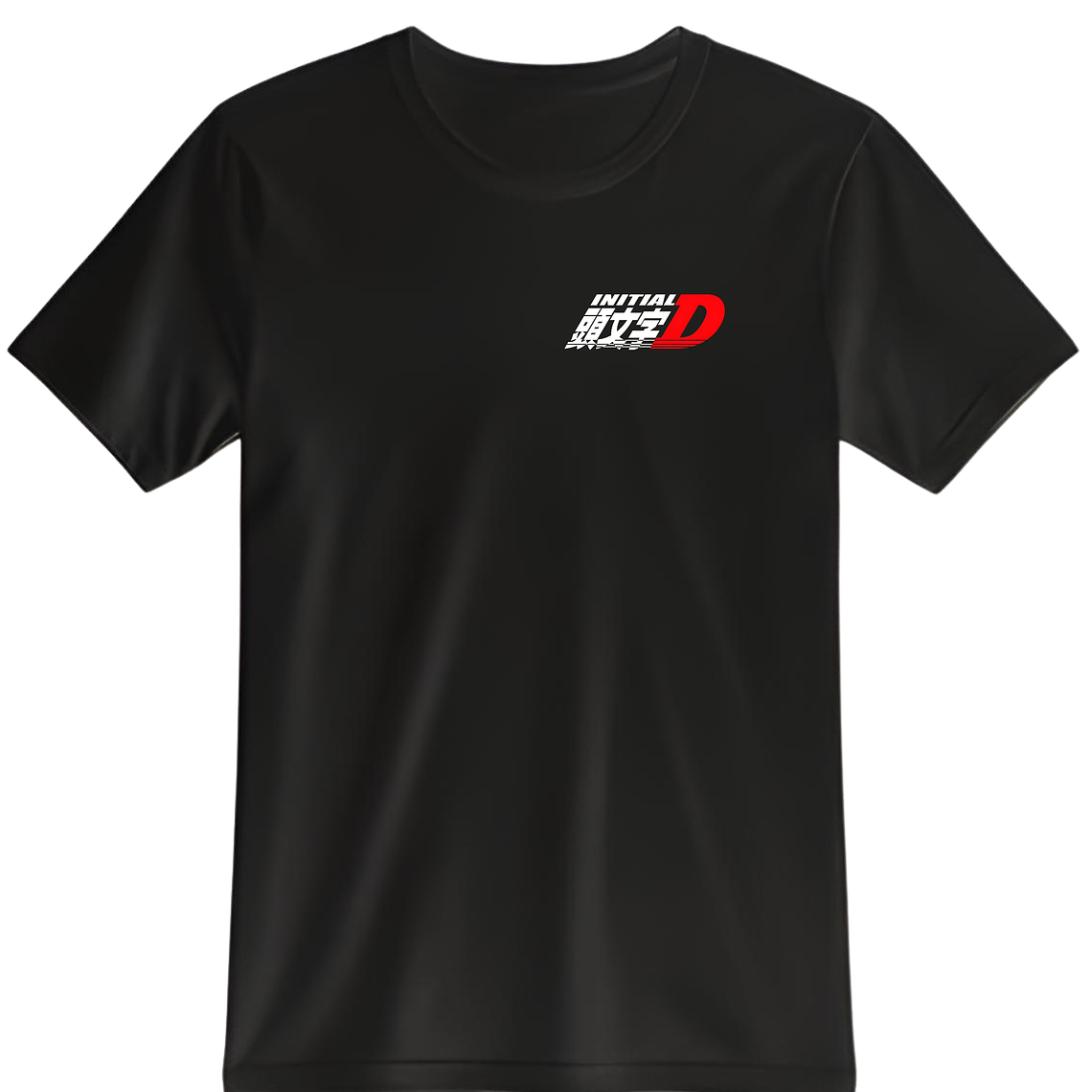 POLERA INITIAL D NEGRO - CLASSIC UNISEX 2