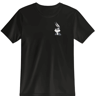 POLERA ESTAMPADO BUGS NEGRO- CLASSIC UNISEX