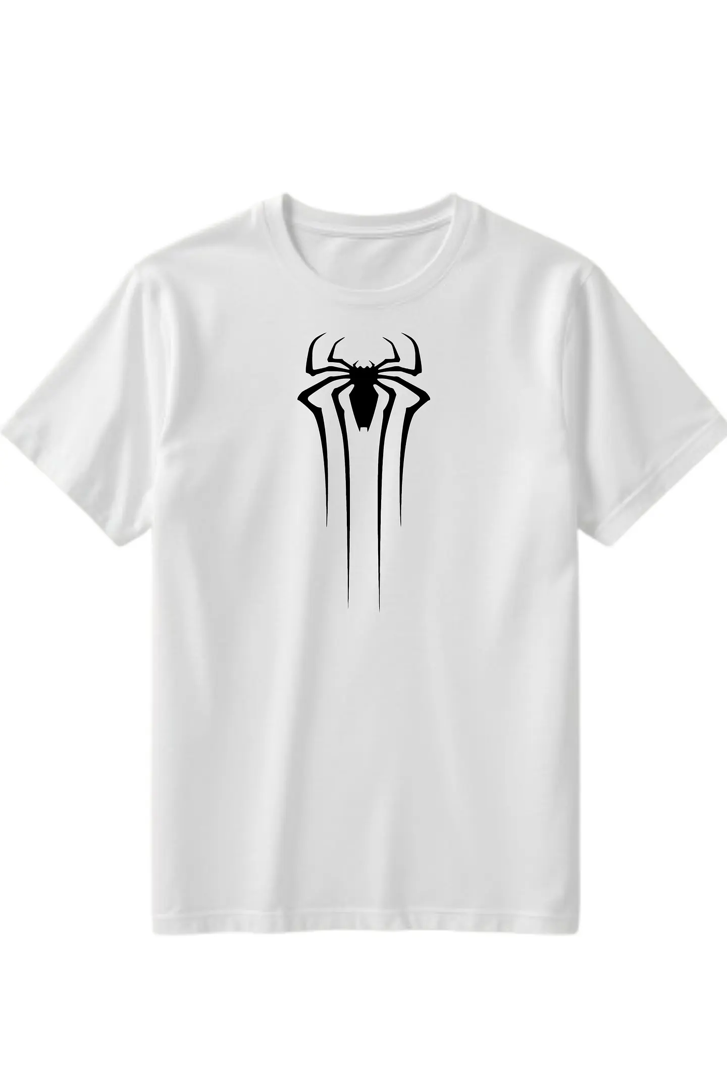 POLERA SPIDER ESTAMPADO BLANCO/NEGRO - CLASSIC UNISEX 2