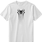 POLERA SPIDER ESTAMPADO BLANCO/NEGRO - CLASSIC UNISEX - Miniatura 2