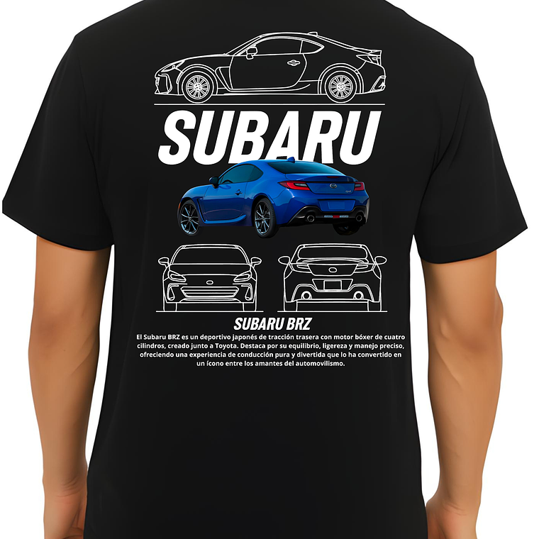 POLERA SUB-BRZ NEGRO - CLASSIC UNISEX 1