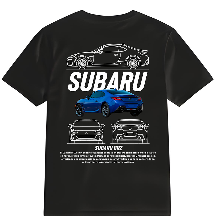 POLERA SUB-BRZ NEGRO - CLASSIC UNISEX 4