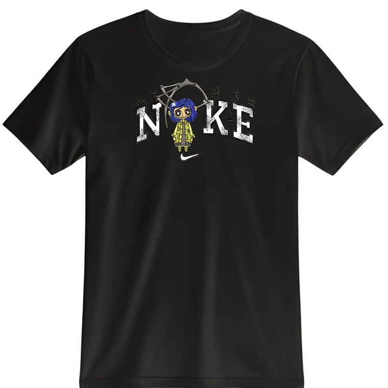 POLERA CORA BORDADO BLANCO/NEGRO - CLASSIC UNISEX 2