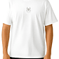 POLERA CLASSIC SPIDER BORDADA HEAVY COTTON 280 - BLANCA MVBORDART - Miniatura 2