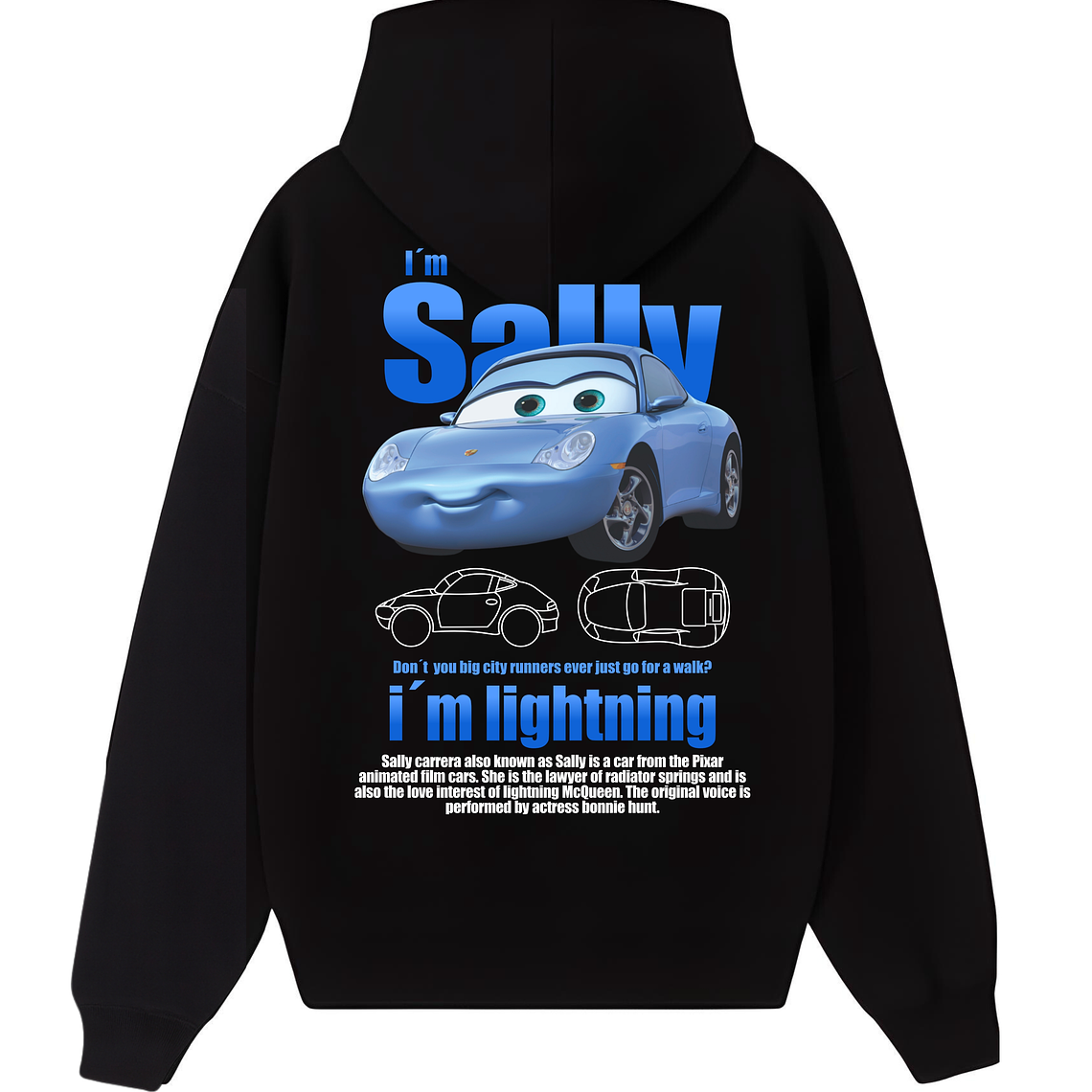 POLERÓN CAR BLUEE BÁSICO - NEGRO 1