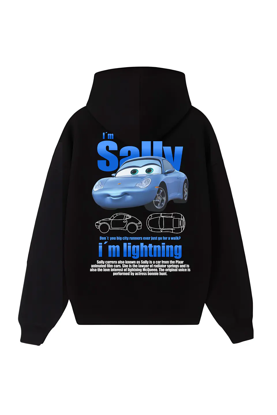 POLERÓN CAR BLUEE BÁSICO - NEGRO 1