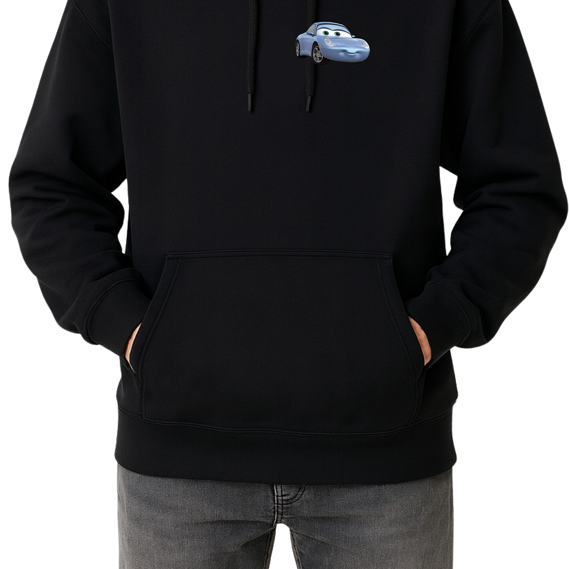 POLERÓN CAR BLUEE BÁSICO - NEGRO 3
