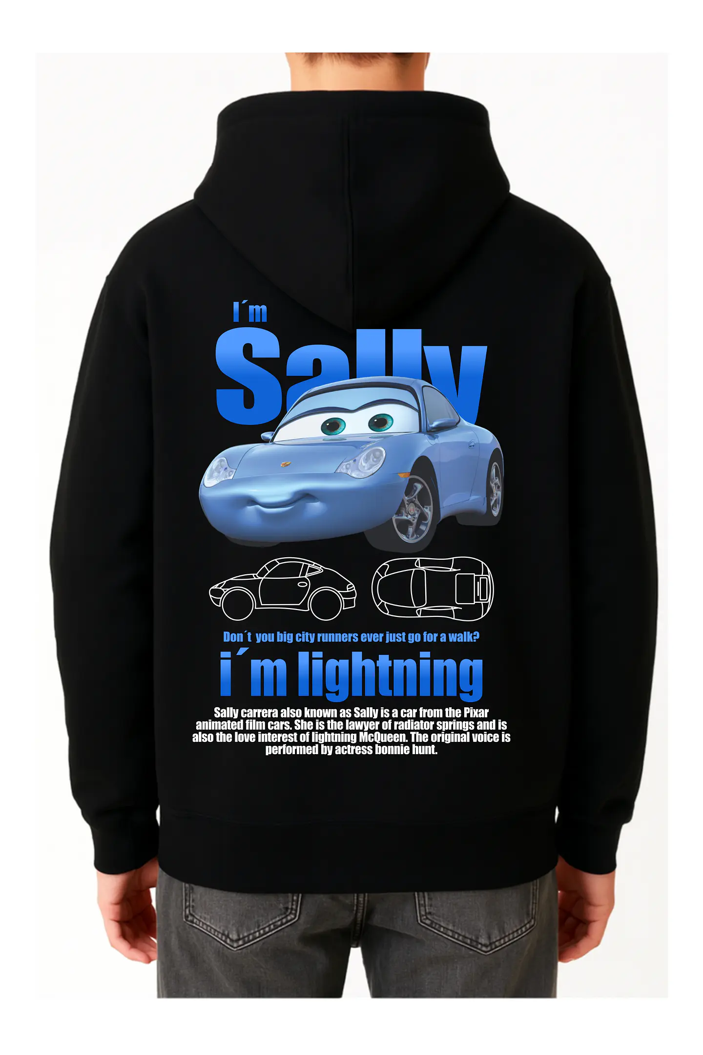 POLERÓN CAR BLUEE BÁSICO - NEGRO 4
