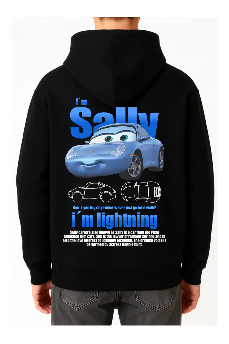 POLERÓN CAR BLUEE BÁSICO - NEGRO 4